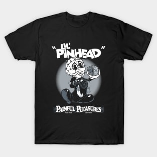 Lil Pinhead - Creepy Cute Vintage Cartoon Horror - Rubberhose T-Shirt